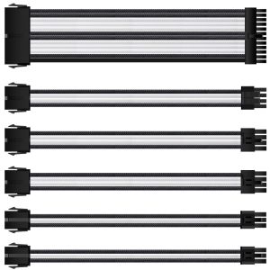 Buy cheap Sleeve Extension Power Supply Cable Kit 18AWG ATX 24P+ EPS 8-P+PCI-E8-P with Combs for PSU to Motherboard/GPU from wholesalers