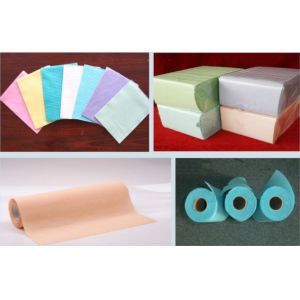 Buy cheap 2ply paper + 1 ply Disposable dental roll , Sheet Roll,1 lay paper + 1lay PE film from wholesalers