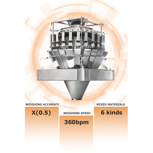 Multifunction Premade Pouch Packaging Machines 300BPM High-Speed Multihead Weigher for Sunflower Seeds and Nuts