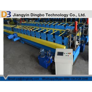 China Durable Automatic Water Rain Gutter Machine With PLC Control System on sale