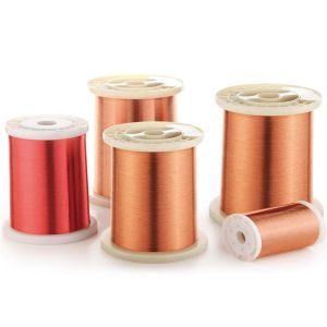 Buy cheap 0.4 - 0.8mm Solderable Polyurethane Enameled Copper Wire from wholesalers