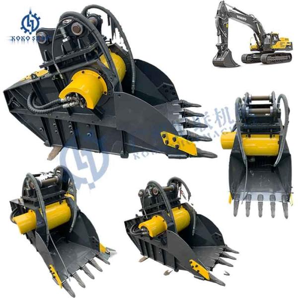 PC200 EC210 E320 320CSK210 Hydraulic Crusher Bucket Demolition Screening Bucket