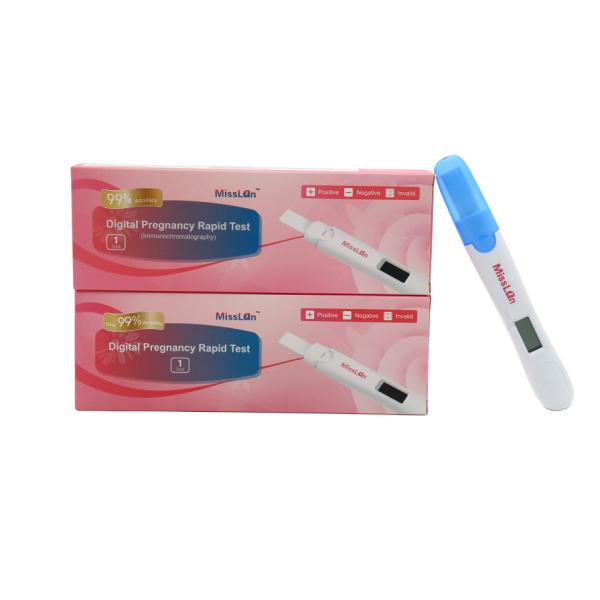 Quality 510k CE ANVISA Digital Pregnancy Test Kit OEM 10mIU/mL for sale