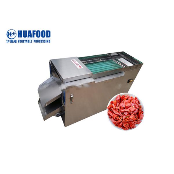 500kg/h Multifunction Vegetable Cutting Machine Pepper Chilli Stem Cutting