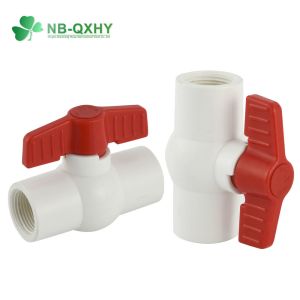 Large Sizes Plastic PVC Ball Valve for Water Supply ANSI Standard Fixed
