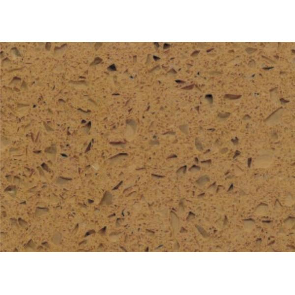 Quality Sparkle Quartz Countertop Slabs , Quartz Kitchen Surfaces 7 Mohs Hardness for sale