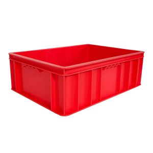 Buy cheap 490x355x164mm Nestable Folding Plastic Stackable Utility Crates with Custom Logo from wholesalers