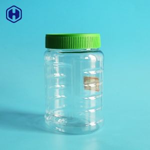 Buy cheap 16OZ 480ML Leak Proof PET Jar With Green Screw Lid from wholesalers