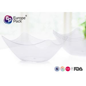 Buy cheap Custom Clear Plastic Bowls Food Grade Disposable Dessert Cups from wholesalers