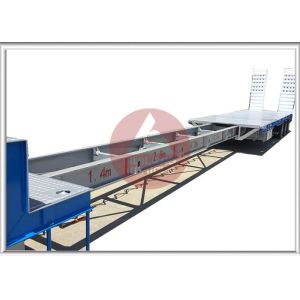 Long Item Heavy Duty Gooseneck Trailer Numerical Control , Heavy Equipment