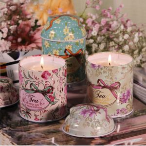 Buy cheap Luxury Tin Scented Candle Handmade Jar Candles from wholesalers