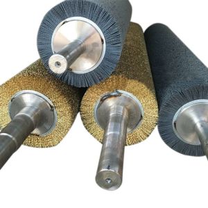 Buy cheap Brass Wire Belt Conveyor Brush Rollers Wood Deburring OEM from wholesalers