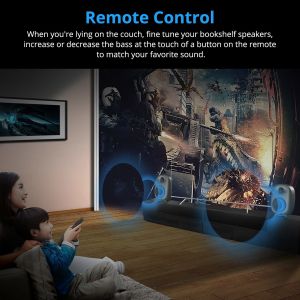 Buy cheap Black Bluetooth Bookshelf Speakers Romote Control CE FCC Certification from wholesalers