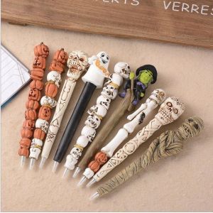 Buy cheap Halloween Theme Skull ballpoint pen Ghost ball point pen Resin ball pen from wholesalers
