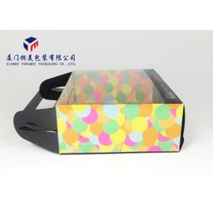Plastic Retail Packaging Boxes With Handle Packg Body Care Set Customized