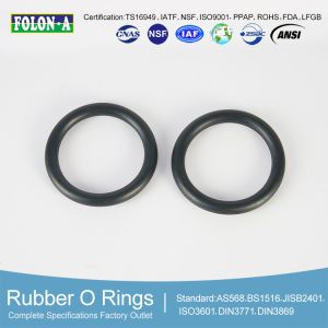 Buy cheap Tensile Strength Black NBR O Rings Smooth Surface -25.C To 100.C Temperature Range from wholesalers