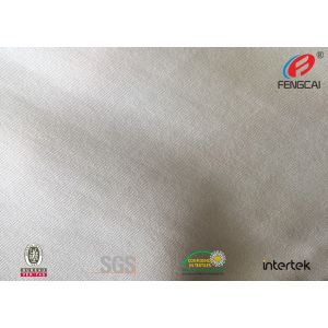 Buy cheap Double Faces White Weft Knitted Fabric Interlock Quick Dry Function 75D from wholesalers
