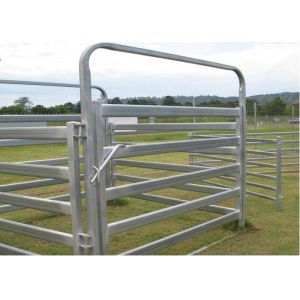 Australia1.8mx2.1m Portable Gate Panels 6 Rails Pre - Hot Dipped Galvanized