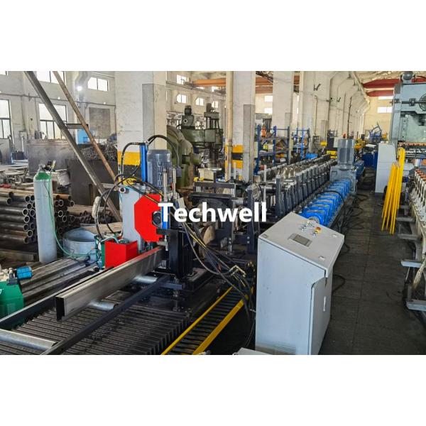 Quality 1.6mm Beam Rack Roll Forming Machine With Spot Welding  Gearbox Driving for sale