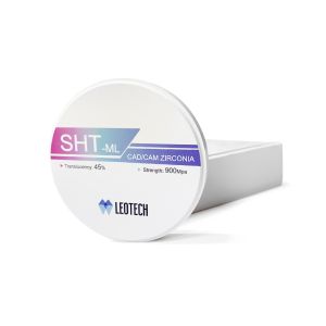 Buy cheap A1-B4 Shade Zirconia Disc Thickness Options Ultra-Translucent Multilayer Structure product