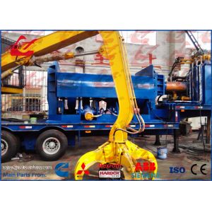 Buy cheap Portable Scrap Baler Logger Metal Baling Machine With Feeding Grab Automatic Control Customize Accepted from wholesalers
