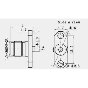 SMK Series Satcom Passivated 2.92mm RF Connector
