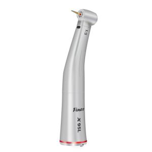 Buy cheap Red Ring 1/5 Increasing Contra Angle Miromotor Handpiece With Fiber Optical from wholesalers