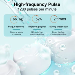 Buy cheap 300ml Rechargeable Dental Water Flosser with USB Charging and IPX7 Waterproof for Healthy Teeth from wholesalers