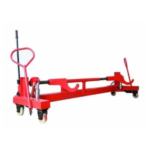 Buy cheap Customized Manual Warp beam trolley Hydraul Transport cart from wholesalers