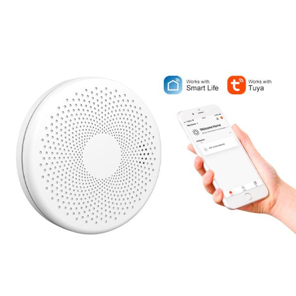 Quality Portable WiFi Smoke Detector Alarm Combine Co Detector Carbon Monoxide Alarm  With  Low Power Remind for sale