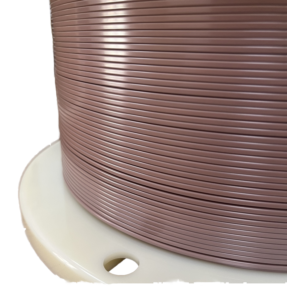 China Custom PEEK wire 1.4mmx2.0mm Enameled Rectangular Copper Wire on sale