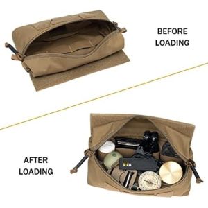 Buy cheap Outdoor Tactical Waist Bag, Tactical Drop Pouch with Hook and Loop for JPC CPC AVS Vest Utility Tool Pouch Fanny Pack from wholesalers