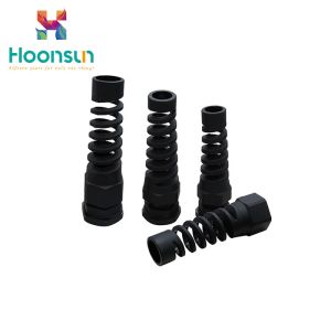 Buy cheap Spiral Nylon Flexible Cable Gland Electronic Dustproof Strain Relief from wholesalers