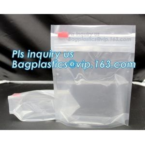 Buy cheap zipper/Zip lockkk poly bag with colored slider top, Quart plastic slider bag Storage Bags custom printed slider zip bags from wholesalers