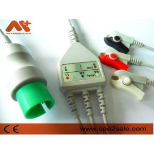 Buy cheap TPU Spacelabs Ecg Cable Ultraview 3 Lead Clip ECG 17 Pin Cable from wholesalers