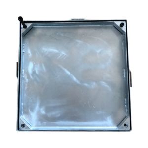 Buy cheap T2.50mm Galvanized Manhole Cover , Manhole Lid High Load Strength from wholesalers