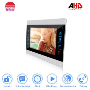 Buy cheap Amazing Wired Villa video intercom system Entry system home security with Clock&date function from wholesalers