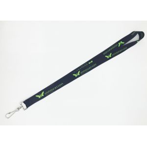 Buy cheap Polyamide Cotton Silk Black And White Lanyard For Advertisement from wholesalers