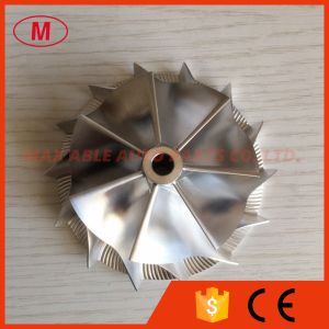 CT26 59.00/76.13mm 7+7 blades Turbocharger Billet/milling compressor wheel for