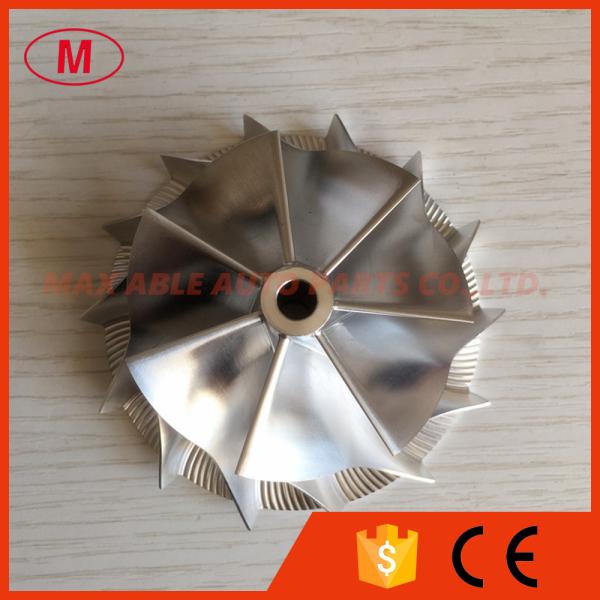 CT26 59.00/76.13mm 7+7 blades Turbocharger Billet/milling compressor wheel for