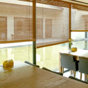 Buy cheap 1m Environmentally Bamboo Roller Shades Manual Pergola Roller Bamboo Blinds from wholesalers
