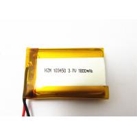 Buy cheap 1800mah 3.7 Volt Lithium Polymer Battery 103450 With Protection Circuit product