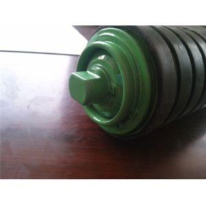 143mm Diameter Conveyor Troughing Rollers With Rubber Lagging