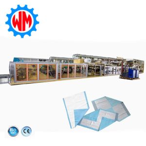Buy cheap Automatic Underpad Making Machinery Fluff Pulp SAP Underpad Manufacturing Machinery from wholesalers