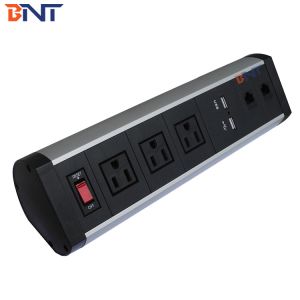 Customizable Movable Desktop Power Outlet For Office / Home / School