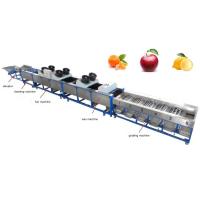 Buy cheap apple cleaning drying grading machine, apple sorting machine, lemon grading product
