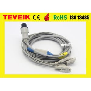 Medical Factory Reusable Mindray One piece 5 leads ECG Cable with Clip, Round