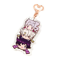 Custom high quality translucent printed anime charm acrylic plastic epoxy