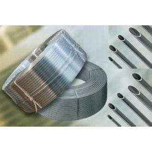 Buy cheap Silver Grooved Threaded Aluminum Tube With Enhanced Heat Exchange Function product