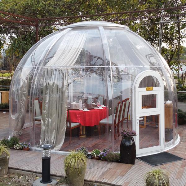 Buy cheap Outdoor 6m Geodesic Dome Diameter 5m Transparent Igloo Tent from wholesalers
